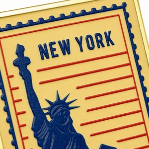 Estampado de la Estatua de la Libertad de Nueva York, Personalizado, de Primera Calidad, Moderno, Vintage, Urbano, de Metal, para Coleccionismo, Recuerdo, Esmalte - Product Image 3