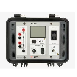 Ohmmètre de transformateur Megger MTO106, testeur de résistance CC 1mA-6A pour le test d'équipements électriques - Product Image 1