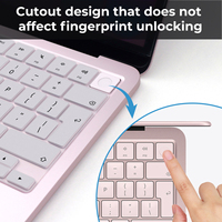 Coque de clavier en silicone anti-rayures et anti-poussière, disposition EU, pour MacBook Neo 13" 2026 A3404 avec Touch ID