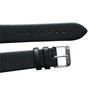 Correa de reloj de cuero genuino de alta calidad, personalizada, OEM, buena, intercambiable, liberación rápida, plana, suave, nappa, sin costuras - Product Image 5