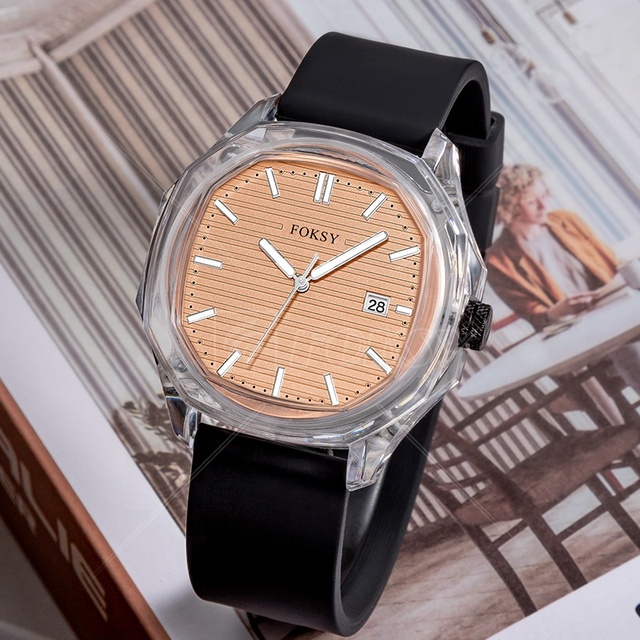 Plastic Watch Wholesale New Fashion Classic Montre En Plastiques Custom Creative Transparent Luxury Quartz Watch for Men
