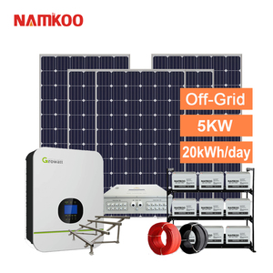 Sistemas Solares para el Hogar de 5000 Vatios Fuera de la Red en Oferta, Sistema Solar Fuera de la Red de 5000 Vatios a Bajo Precio - Product Image 1