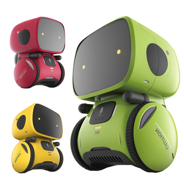 Colorful Educatioan AI Robot, With Voice Record and Artificial Intelligent Interactive Robot Toy