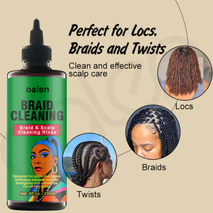 Après-shampoing purifiant détoxifiant au <span class=keywords><strong>vinaigre</strong></span> de <span class=keywords><strong>cidre</strong></span> de pomme pour le cuir chevelu, marque privée, pour le nettoyage des tresses, soulagement des démangeaisons, nettoyage en profondeur, protection et rafraîchissement. - Product Image 3