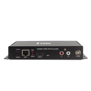 RTSPストリーミングプッシュとRTMPストリーミングプルをサポートするHD MIおよびAVインターフェイスエンコーダーを備えたTCHD TC-6112Aライブストリーミングプッシャー - Product Image 1