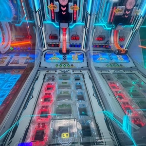 Máquina de Lotería de Bolas Mecánica con Temática de Aviones, Operada con Monedas, Juego de Entretenimiento con Soporte en Inglés para 2 Jugadores - Product Image 5
