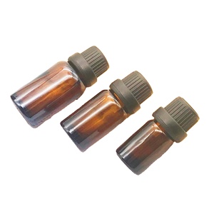 ขวดแก้วสีชาขนาด 1 ออนซ์ 30 มล. ทรงกลม สำหรับน้ำมันหอมระเหย พร้อมหลอดหยด - Product Image 6