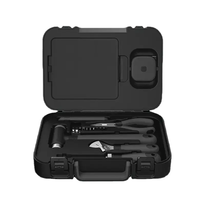 XIAOMI MIIIW MWYK01 Tool box Hand Tool Set with Screwdriver Wrench Hammer Tape Plier Knife Tool Box screwdriver ratchet set