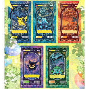 Caja de Sobres de Juego de Cartas Coleccionables de Metal PY, Regalo, Edición Limitada, Pokémon, Caja al por Mayor, Arte Personalizado de Fans, Juego de Intercambio - Product Image 2