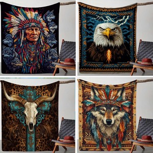 Manta de Franela con Estampado Moderno, Manta para Siesta, Súper Suave, Lavable a Máquina, para Cama, Sofá, Personalizable, Venta al Por Mayor - Product Image 4