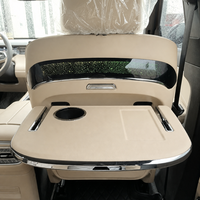 Tablette de siège arrière pour Toyota Prado J150 J250 GRJ150 TRJ150 KDJ150 2014-2025 avec chargement sans fil, éclairage d'ambiance et porte-gobelet – Amélioration
