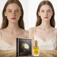 Sérum pour le visage au collagène végétal biologique Mercilen, acide hyaluronique, hydratation intense, huile essentielle anti-rides pour peaux sèches