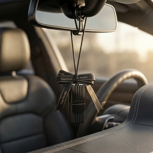 Ambientador de Coche Colgante de Plástico Negro de Lujo al por Mayor, con Varios Aromas y Logotipo Personalizado, para Eliminar Olores - Product Image 5