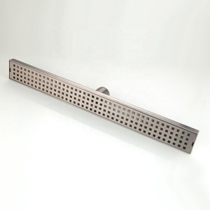 Largo <span class=keywords><strong>Rectangular</strong></span> de celosía de acero inoxidable suelo drenajes <span class=keywords><strong>para</strong></span> <span class=keywords><strong>ducha</strong></span> en el cuarto de baño - Product Image 4
