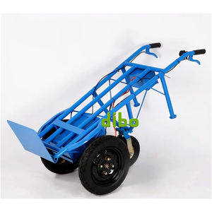 Kapasitas 1000kg baja galvanis listrik bermotor truk troli keranjang <span class=keywords><strong>Dolly</strong></span> untuk gudang konstruksi pabrik transportasi - Product Image 4