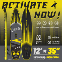 ITAOSTAR 12 'x 35 "x 6" Plomb L01A 2025 Sup paddleboard planche de surf sports nautiques nouvelle planche de surf transparente debout planche de paddle de mer