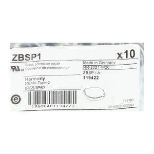 Electric ZBSP1 Harmony XB5 Housse de protection Nouveau NFP (10pcs) - Product Image 2