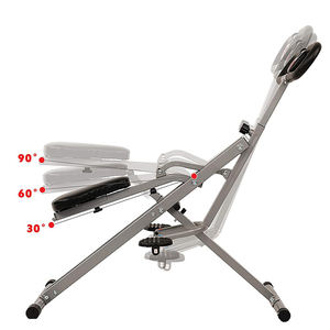 Máquina de <span class=keywords><strong>Remo</strong></span> Wavar Iron Exercise Row Machine Rower-Ride Rack Core Trainer para <span class=keywords><strong>Gimnasio</strong></span> en Casa - Color Negro/Plateado - Equipo de Ejercicio Cardiovascular - Product Image 3
