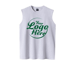 เสื้อกล้ามแขนกุดน้ำหนัก 260 กรัม ผ้าฝ้ายแท้สำหรับผู้ชาย สวมใส่สบายๆ ทรงหลวม เหมาะสำหรับเล่นกีฬาและออกกำลังกาย สายเดี่ยว ใส่ได้ในฤดูร้อน - Product Image 6