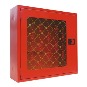 Customized Fire Sprinkler System Fire Protection System Fighting Pipes Red Carbon Steel Fire Hose Reel Cabinet