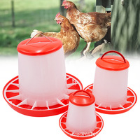 Nouveau seau d'alimentation pour poulets, canards et oies avec grille intégrée pour usage agricole