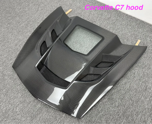 Cofano MRD in Fibra di Carbonio per Chevrolet Corvette C7 Cofano in Vera Fibra di Carbonio con Copertura in <span class=keywords><strong>Vetro</strong></span> Stile Regular in Fibra di Carbonio V2 - Product Image 3