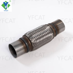 Yamaha <span class=keywords><strong>DT</strong></span> <span class=keywords><strong>125</strong></span> piezas motocicleta acrapovic enlace de escape tubo corrugado de metal - Product Image 1