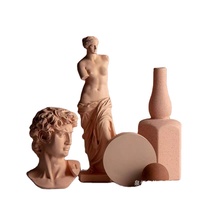JY-Statue en résine colorée de style européen de style nordique, statue de tête de David, buste de Vénus, sculpture d'Apollon, ornement de figure