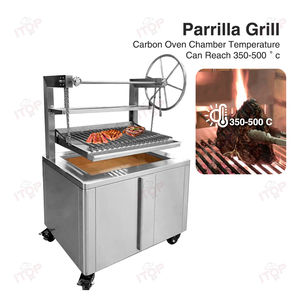 Bbq pour l'extérieur en acier inoxydable Parrilla Barbecue au charbon de bois Santa Maria Grill Hot Selling Charcoal Argentine Grill - Product Image 2