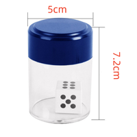 Nouveau Kit de Jouets et Accessoires pour Spectacle de Magie de Proximité : Boîte à Dés en Plastique pour la Magie Classique du Dés Magique et de la Bombe, Facile à Apprendre