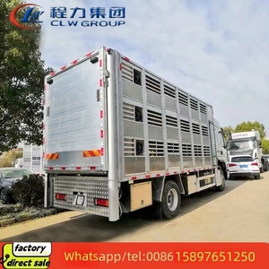 Camion de transport personnalisé de bétail et de porc à conduite à gauche de grande capacité avec système d'alimentation camion à chargement automatique pour animaux - Product Image 5