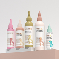 Bouteille souple en PET à bec fin 50ml 240ml, bouteilles en plastique sablée pour savon liquide, vente en gros