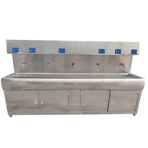 Prix bon marché <span class=keywords><strong>Station</strong></span> d'hygiène tout-en-un <span class=keywords><strong>lavage</strong></span> des mains Séchage à l'air et désinfection Washbar Machine d'évier de désinfection des mains - Product Image 2