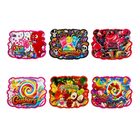 Bolsa de Embalaje con Cierre Ziplock de Mylar, Forma Irregular, Flexible, Especial, para Galletas, Dulces, Gelatina, Bocadillos, Alimentos, Chocolate, Disponible en Stock