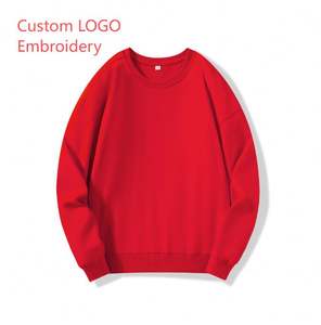 Sudadera Casual con Cuello Redondo y Logotipo Personalizado, Holgada, Tallas Grandes, Variedad de Colores - Product Image 1