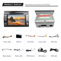 Pour Fiat 7' Android Bravo (198) 2007-2014 Système multimédia de voiture Carplay GPS WIFI Radio Stéréo Lecteur DVD de voiture