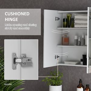 DB ตู้ยาแบบมีไฟ26 "X 36" กระจก3สีติดผนังในห้องน้ำกระจกติดผนังประเภทสินค้า - Product Image 3