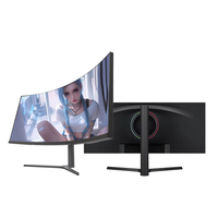Grosir Monitor Gaming IPS 4K 34 "1ms 3800R, lampu LED, kecepatan Refresh 120hz Monitor Pc Game Komputer