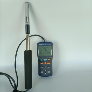 เครื่องวัดความเร็วลมแบบใช้สายร้อน Xtester-TES-1341N พร้อมพอร์ต USB เชื่อมต่อกับคอมพิวเตอร์สำหรับอุปกรณ์ทดสอบ 009 - Product Image 2