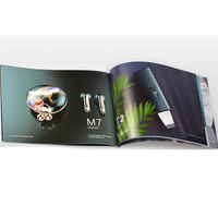 Impression de catalogue de livrets avec reliure cousue, impression numérique recto verso personnalisée, gaufrage, nouveau design, papier couché/offset
