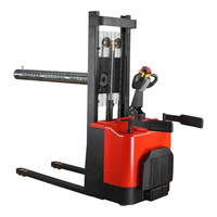 Rouleau de cric à charge automatique personnalisé de 1.5 tonnes 1500kg transpalette électrique gerbeur rouleau de défilement bobine 5 T chariots élévateurs moteur 1.6m-3.5m