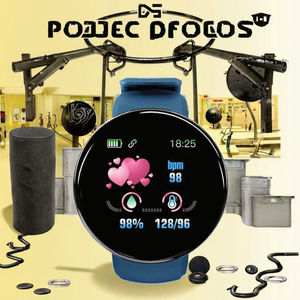Smartwatch D18 con Monitoraggio della Frequenza Cardiaca, Display TFT, Impermeabile IP68, Sistema Windows Mobile, Funzione di Controllo Remoto D18S Pro <span class=keywords><strong>Plus</strong></span> - Product Image 3