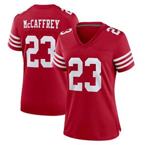 Jersey Wanita Gaya Baru San Francisco Jersey 13 # Purdy 54 # Warner 23 # McCaffrey 85 # Jersey Sepak Bola Amerika Jahitan Kittle Limite - Product Image 3