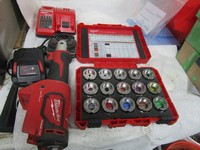 PLC MILWAUKEE FORCELOGIC 600 CRIMPER 2679-20 UTILITY CRIMPER WITH DIES Warranty Product