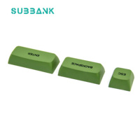 Subbank 108 Keys PBT Sublimation Keycaps Custom Printing Logo Dye-Sub Mechanical Keyboard Keycaps Set for Gamer & Office Typing
