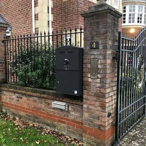 Clôture de boîte de colis facilement assemblée en acier galvanisé personnalisé