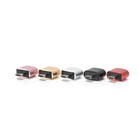 Adaptor 5 Pin Mini Micro USB OTG ke USB 2.0/3.0 Tipe-C Bahan Aluminium Alloy Universal untuk Laptop & Tablet Android