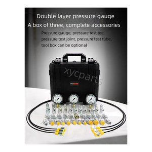 掘削機油圧ゲージテスト検出器精密圧力測定ボックス2層5ゲージ4パイプ11ジョイント10 - Product Image 4