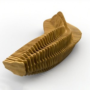 Y718 Chaise-pot d'extérieur personnalisée en bois, jardinière GRC FRP, banc d'attente, ensemble de meubles de jardin pour hôpital, école, centre commercial - Product Image 4
