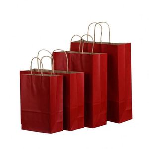 Bolsa de Papel Kraft Multicolor Impresa Personalizada con su Propio Logotipo, Bolsas de Papel Kraft Ecológicas para Empaque - Product Image 4